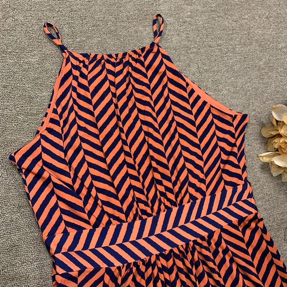 Loft Ann Taylor Chevron Print Maxi Dress XSmall - Picture 5 of 6